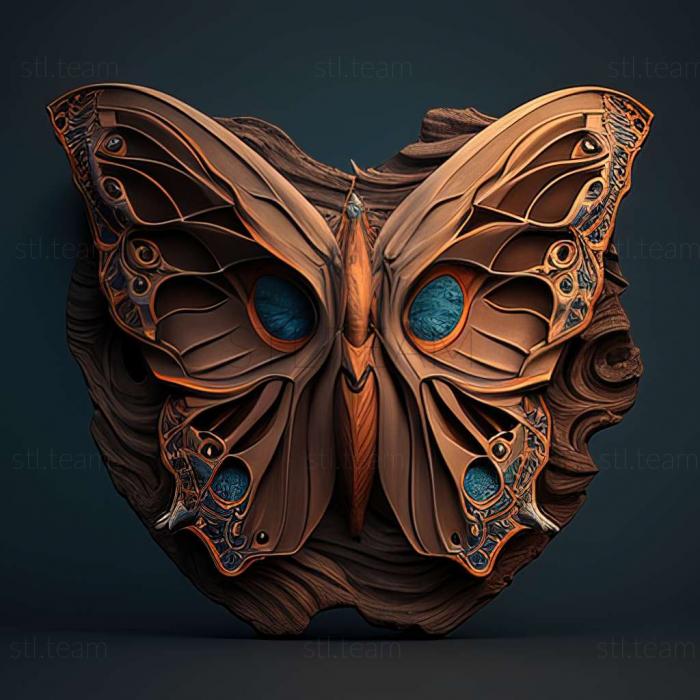 3D model Morpho polyphemus (STL)